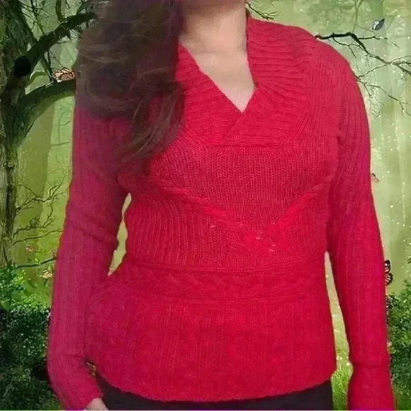 Vintage Old Navy Y2k Knitted Long Sleeve Sweater - Picture 10 of 11